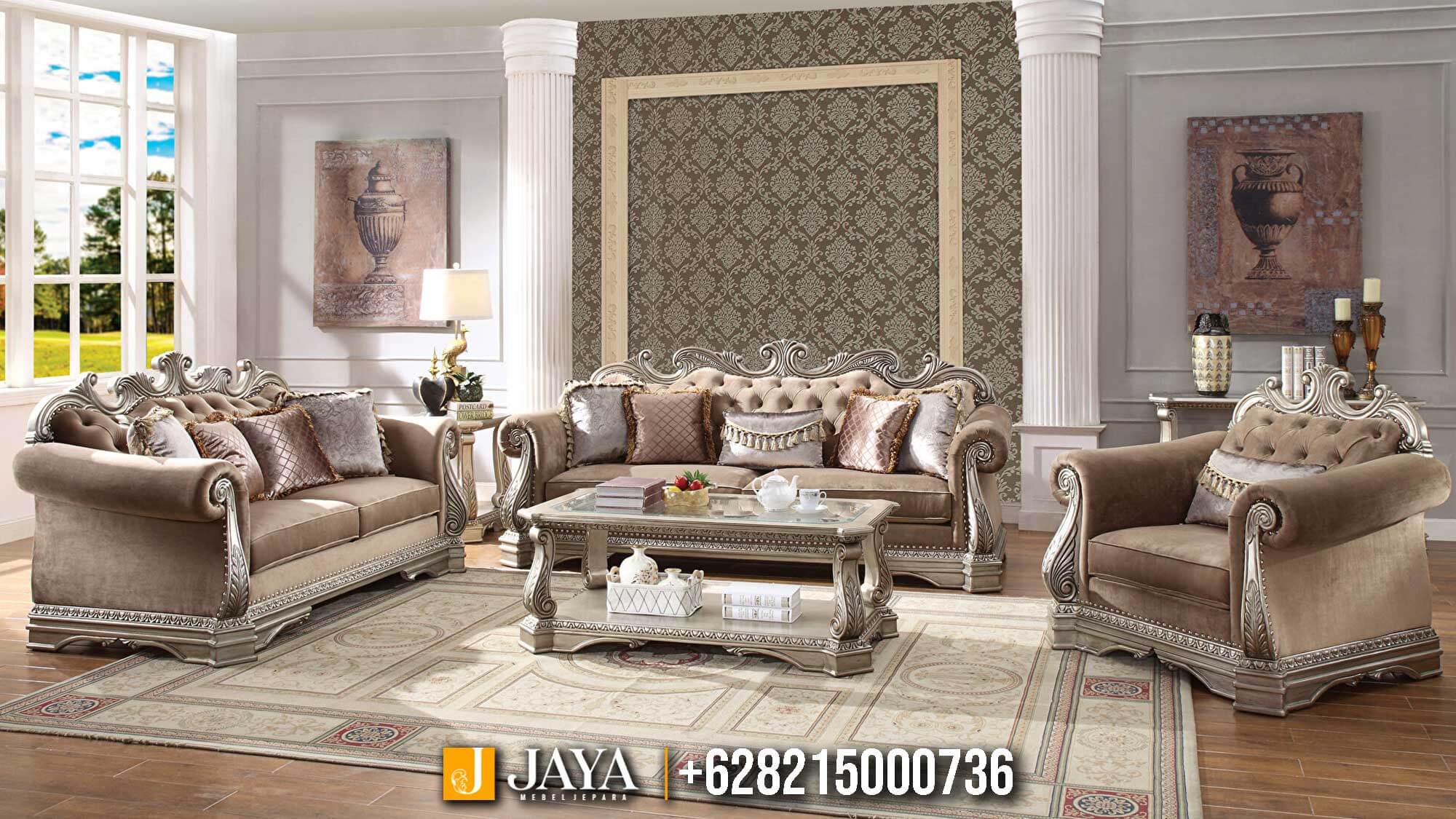 Sofa Tamu Mewah Jepara Klasik Eropa Imperial JM-61 Sofa Tamu Mewah Jepara Klasik Eropa Imperial JM-61