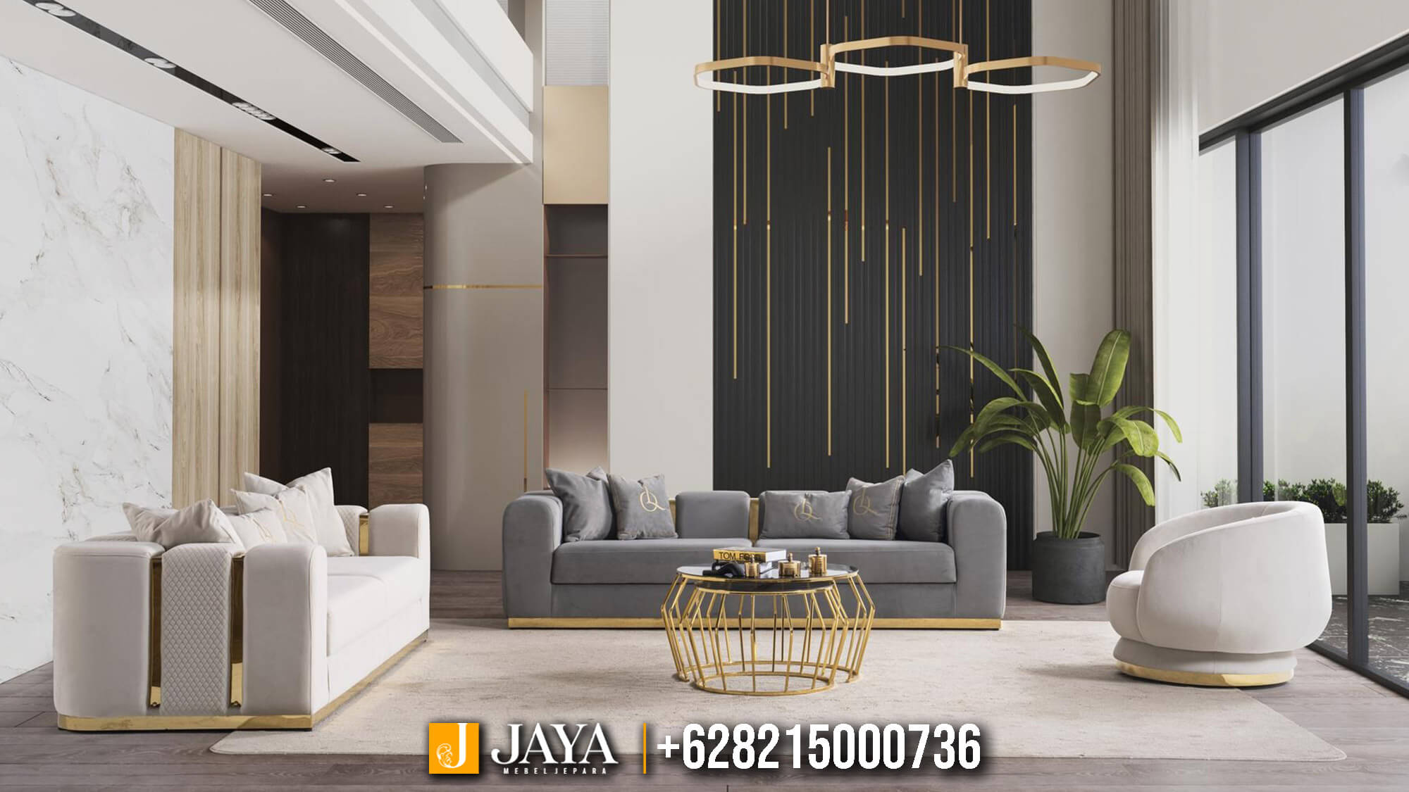 Sofa Tamu Minimalis Modern Mewah Milano Series JM-126 Sofa Tamu Minimalis Modern Mewah Milano Series JM-126