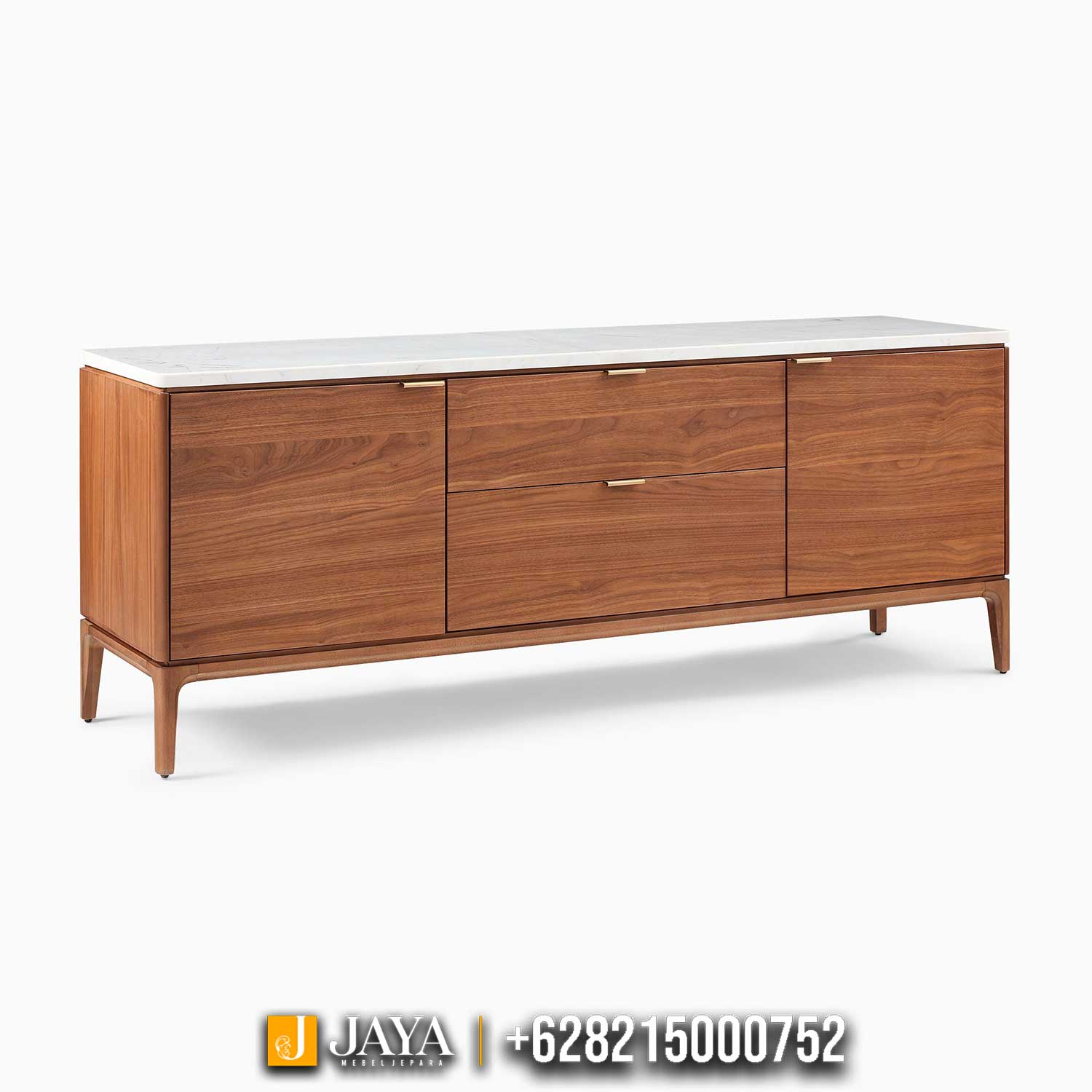 Bufet TV Minimalis Jati Modern Premium Natural Wood JM-01.1