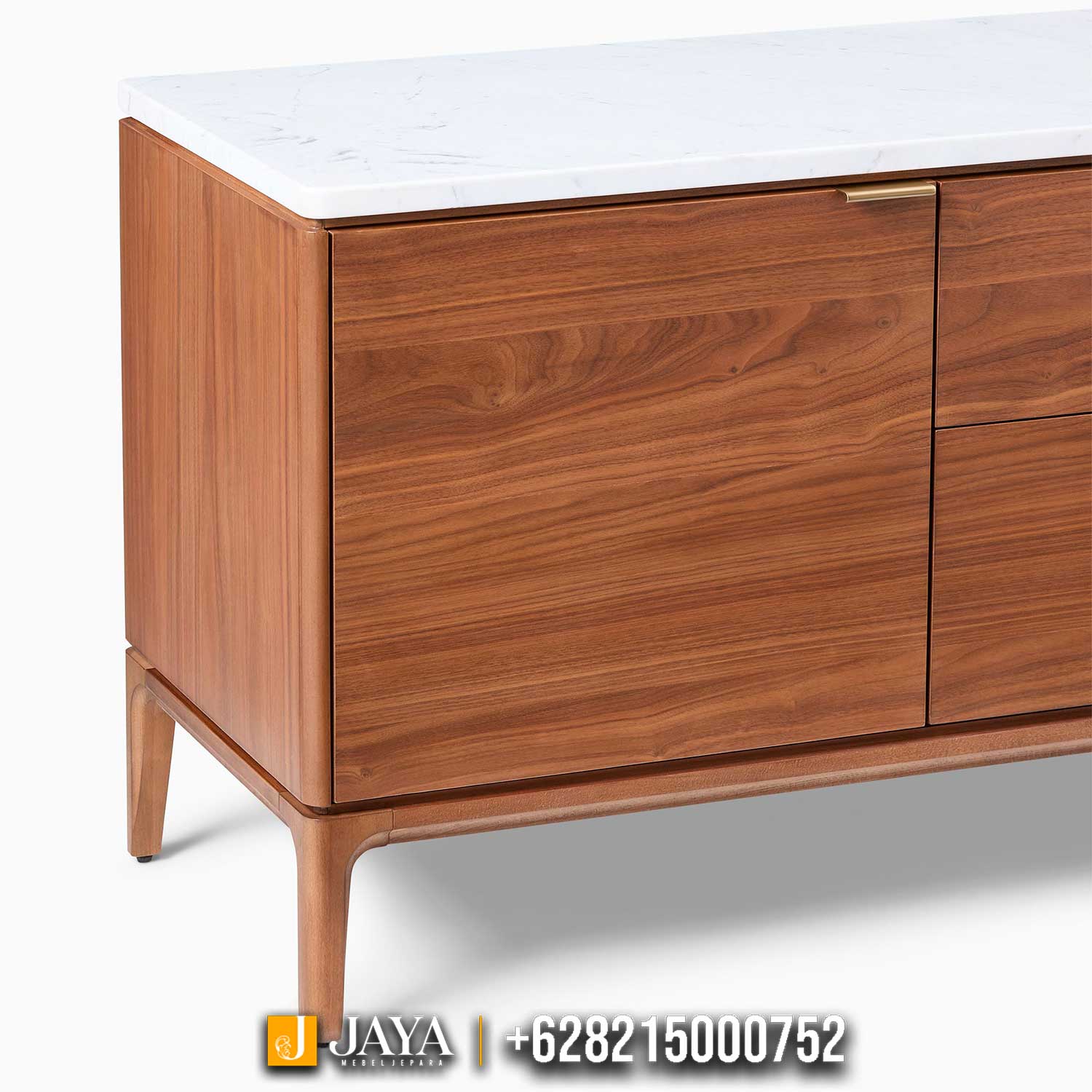 Bufet TV Minimalis Jati Modern Premium Natural Wood JM-01.2