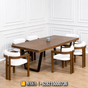 Desain Meja Makan Minimalis Industrial Simple Style JM-35