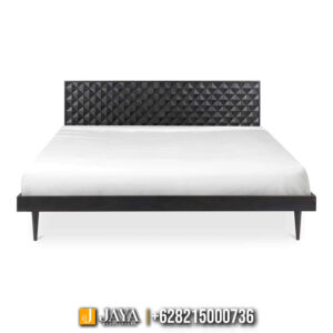 Harga Tempat Tidur Jepara Minimalis Solid Duco Black Edition JM-15