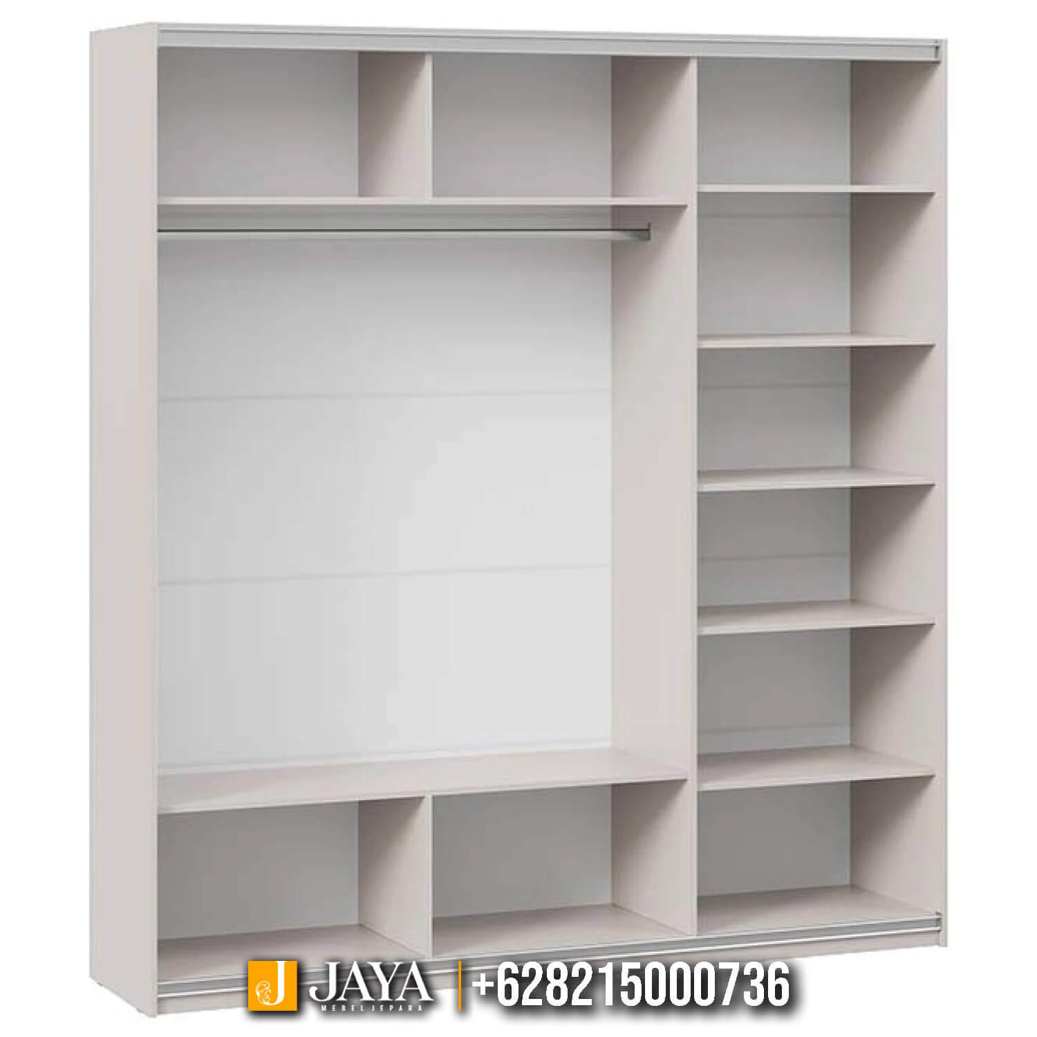 Lemari Pakaian Pintu Geser Minimalis Solid Duco Color JM-18.1