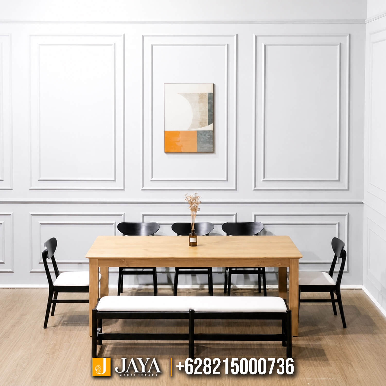 Meja Makan Jepara Terbaru Minimalis Modern Best Seller JM-36.1
