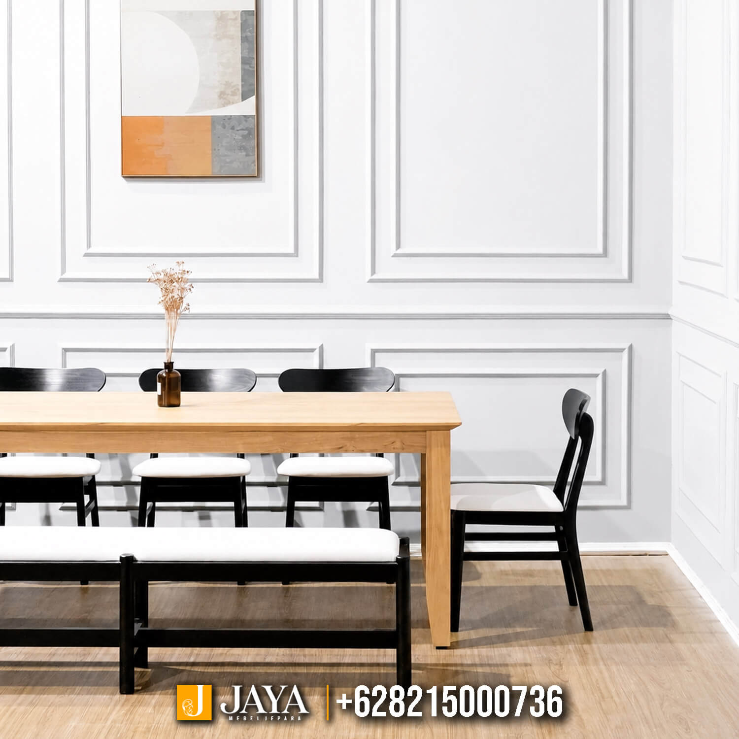 Meja Makan Jepara Terbaru Minimalis Modern Best Seller JM-36.2
