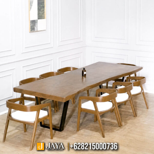 Meja Makan Minimalis Mewah Pratama Solid Wood JM-30