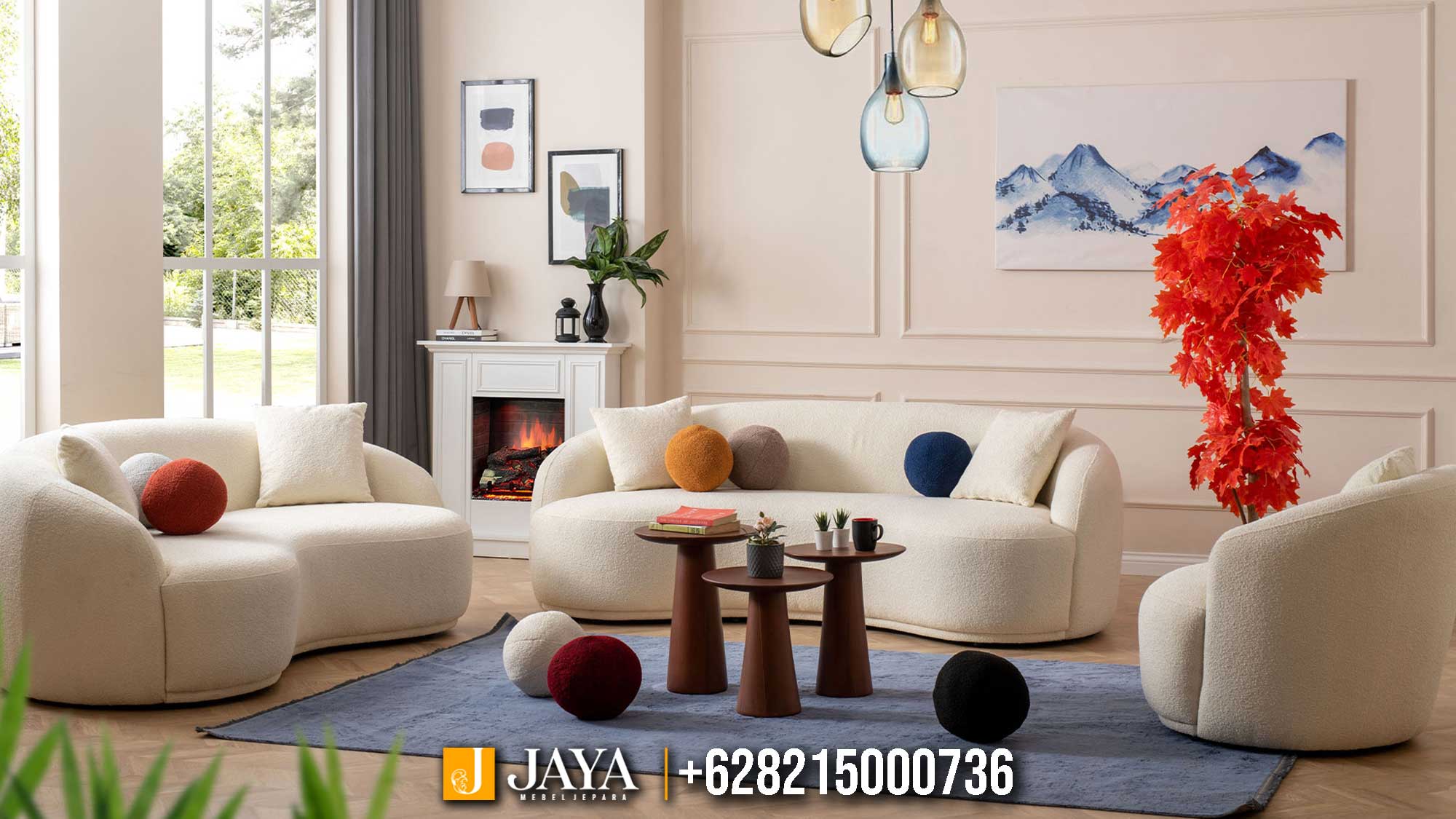 Set Sofa Tamu Minimalis Sectional Curved Premium JM-49 Set Sofa Tamu Minimalis Sectional Curved Premium JM-49