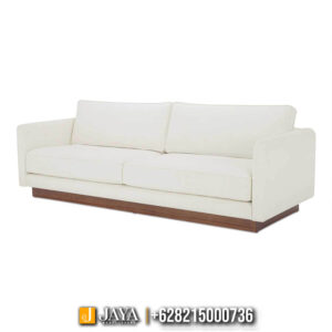 Sofa Minimalis 2 Seater Rangka Kayu Jati Solid Premium JM-10