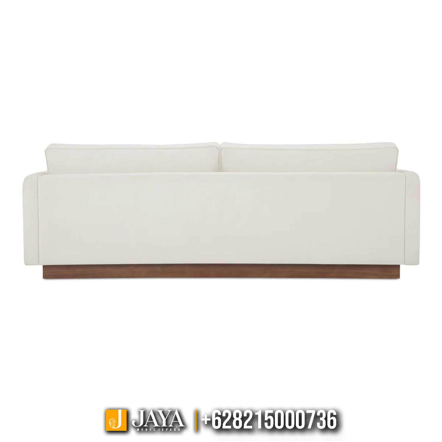 Sofa Minimalis 2 Seater Rangka Kayu Jati Solid Premium JM-10.1