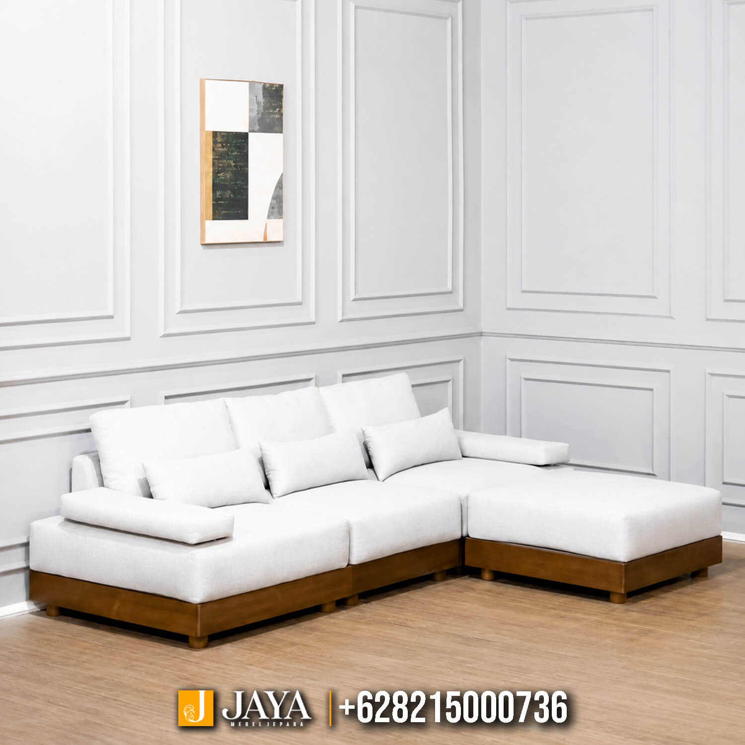 Sofa Tamu Minimalis Modern Kanva L-Shape JM-45