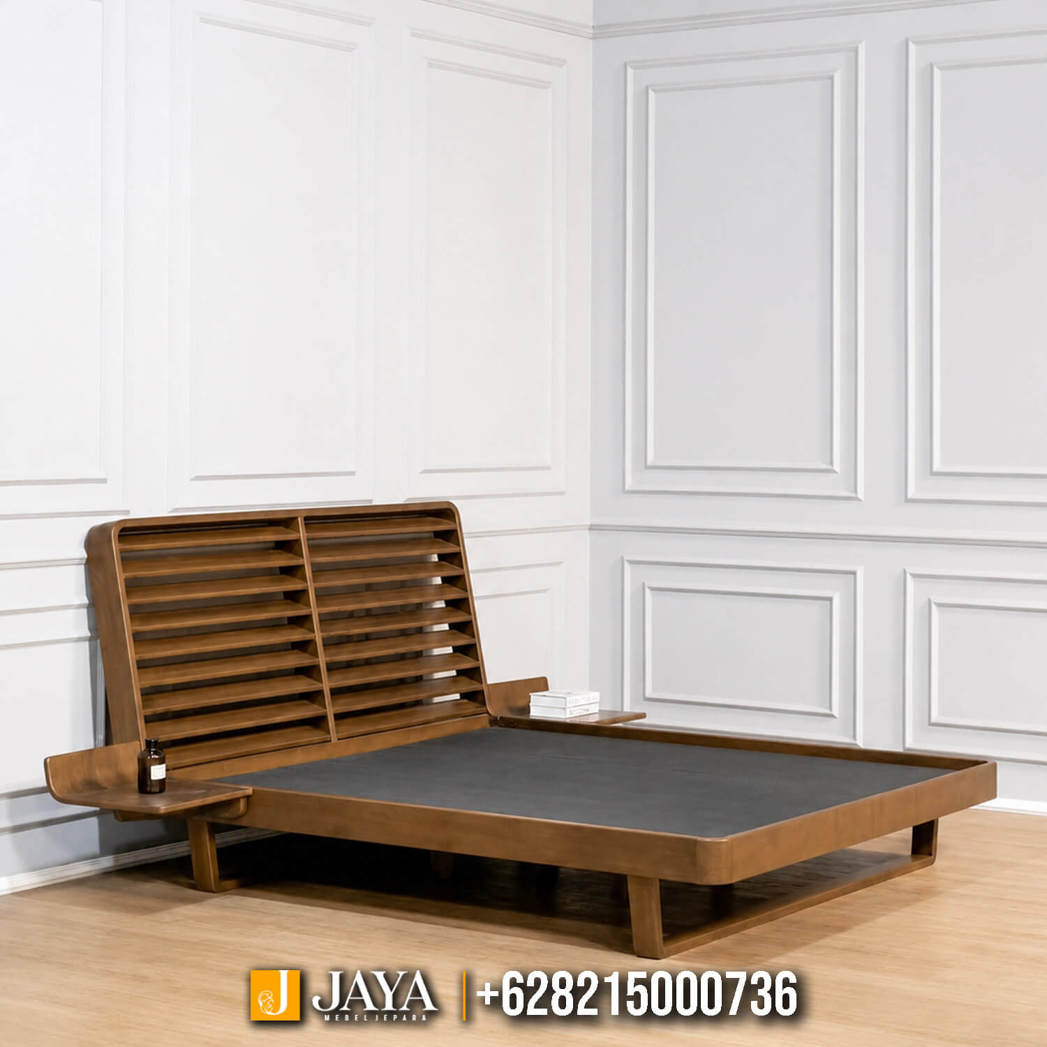 Tempat Tidur Jati Minimalis Kioto Lines Style JM-41