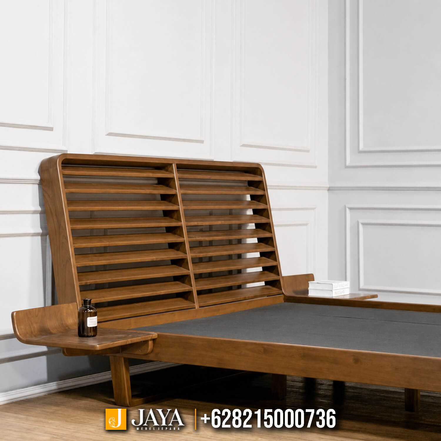 Tempat Tidur Jati Minimalis Kioto Lines Style JM-41