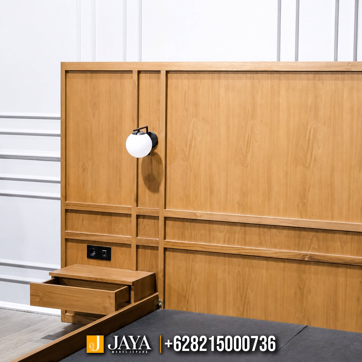 Tempat Tidur Minimalis Modern Jepara Arnetta Luxury JM-44