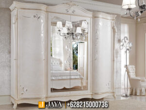 Almari Pakaian Mewah Modern Ivory Romance Style JM-103