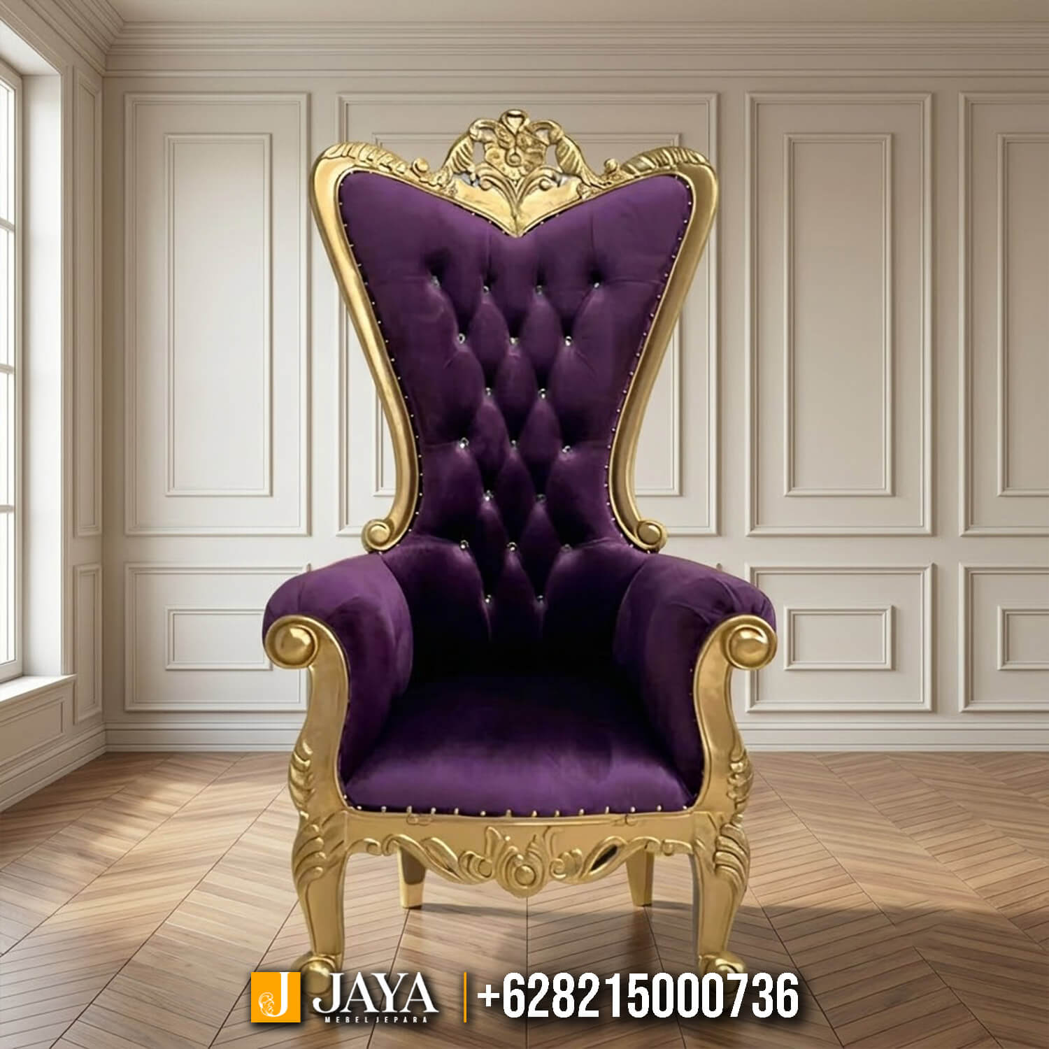 Kursi Mewah Jepara Desain Klasik Model King Chair JM-84.2
