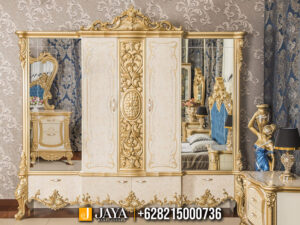 Lemari Pakaian Mewah Jepara Victoria Gold Classic JM-102