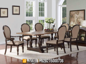 Meja Makan Minimalis Jati Klasik Grade A Beautiful Design JM-73