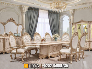 Set Meja Makan Mewah Jepara Royal Versailles JM-98